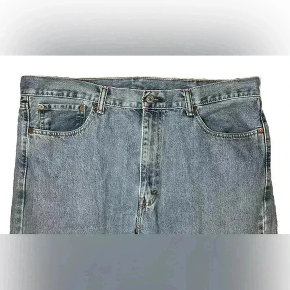 Levi's 505 Jeans Mens 38x29 Blue Denim Straight Leg Regular Fit Grunge Retro USA - Picture 5 of 7